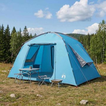 Tenda Capanna 4 persona Blu Poliestere