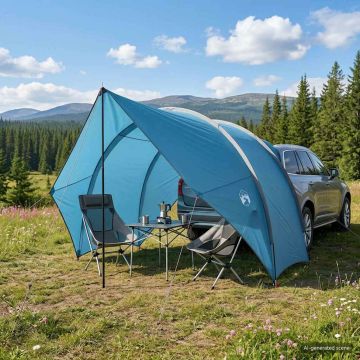 Tenda da coda resistente all'acqua Blu 405 x 280 x 220 cm