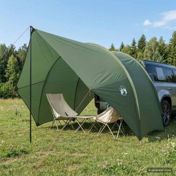 Tenda da coda resistente all'acqua Verde militare