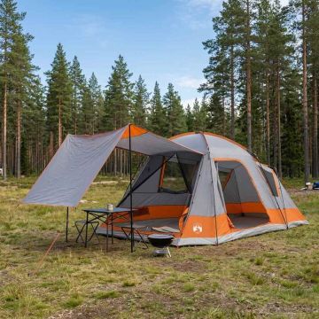 Tenda Capanna con tetto Grigio e arancione 12-Persone