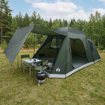 Tenda Capanna Verde militare 8 persone Poliestere e Acciaio
