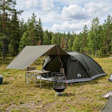 Tenda Capanna Verde militare 8 persone Poliestere e Acciaio