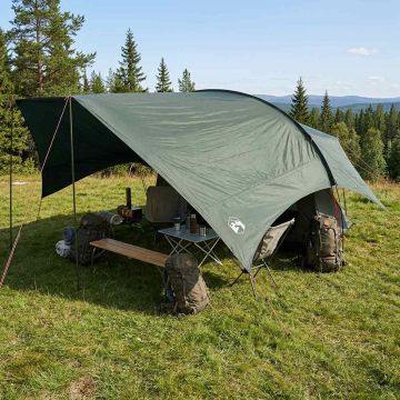 Telo da campeggio resistente all'acqua Verde militare