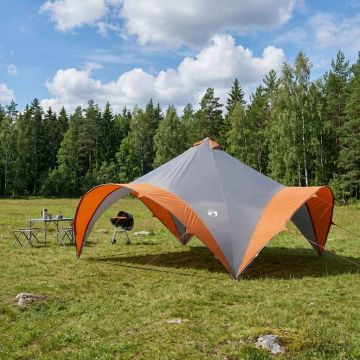 Tenda Party Grigio e arancione 500 x 500 x 350 cm