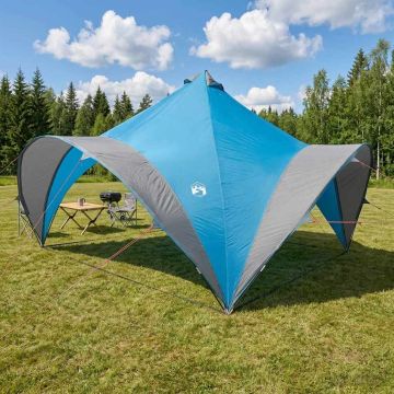 Tenda Party Blu 400 x 400 x 320 cm Poliestere e Acciaio