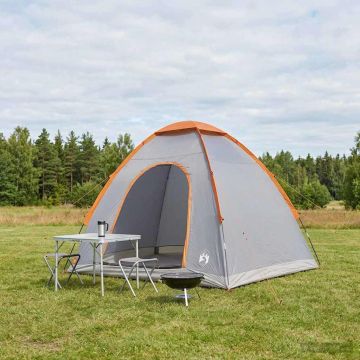 Tenda da campeggio 2 persona Grigio e arancione