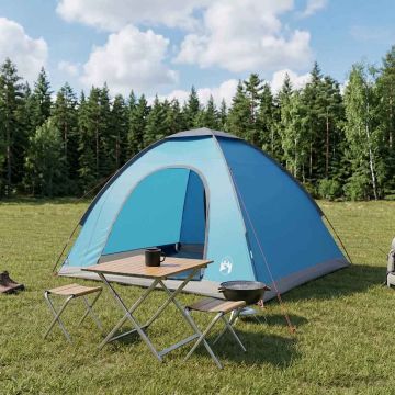 Tenda da campeggio 4 persona Blu