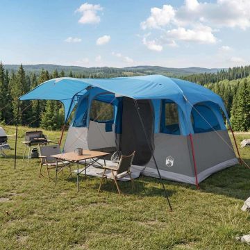 Tenda a tunnel Blu 427 x 305 x 205 cm Poliestere e Acciaio