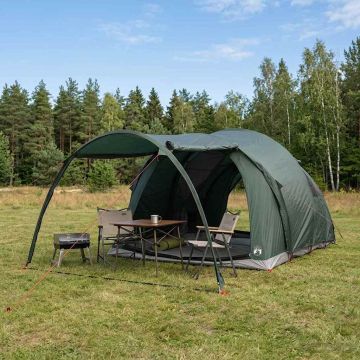 Tenda a tunnel 370 x 275 x 210 cm Verde militare