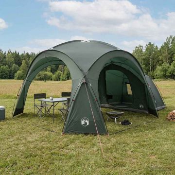 Tenda Laterale con tetto Verde militare 410 x 410 x 250 cm