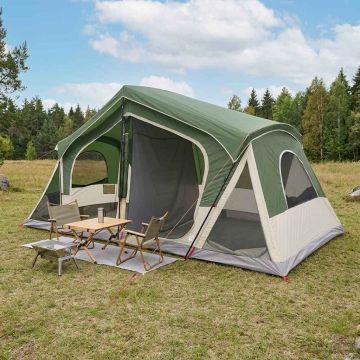 Tenda Capanna Verde 480 x 273 x 205 cm Poliestere e Acciaio