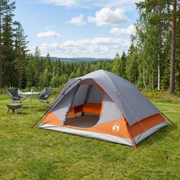 Tenda Istantanea Grigio e arancione 305 x 215 x 140 cm