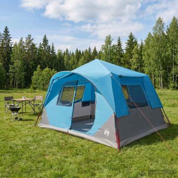 Tenda Istantanea Blu 365 x 380 x 200 cm Poliestere e Acciaio