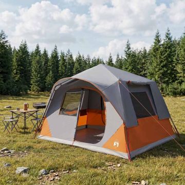 Tenda Istantanea Grigio e arancione 365 x 380 x 200 cm
