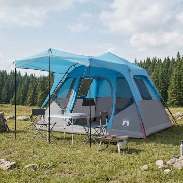Tenda Familiare Blu 305 x 275 x 190 cm Poliestere e Acciaio