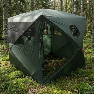 Tenda da Caccia Verde militare 2 persone Poliestere e Acciaio