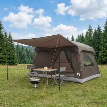 Tenda Familiare 6 persona Marrone Grigio Poliestere