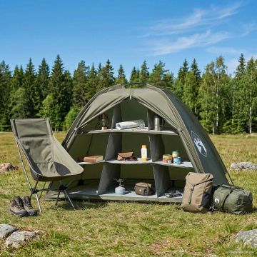 Tenda di stoccaggio con tetto Verde Oliva 120 x 50 x 70 cm