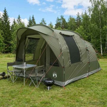 Tenda a tunnel con tetto Verde Oliva 400 x 260 x 200 cm