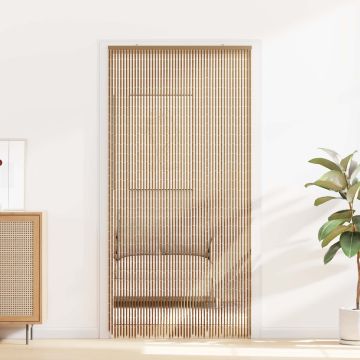 Tenda per Porta Antinsetti multicolore 100 x 200 cm Bambù