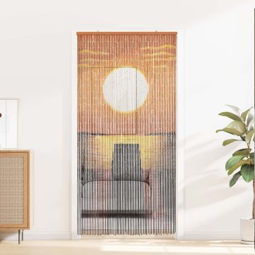 Tenda per Porta Antinsetti multicolore 100 x 200 cm Bambù
