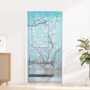 Tenda per Porta Antinsetti multicolore 100 x 200 cm Bambù