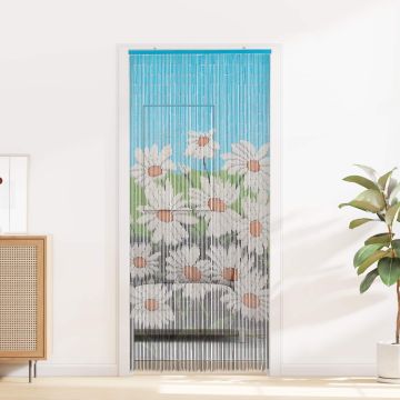 Tenda per Porta Antinsetti multicolore 90 x 200 cm Bambù