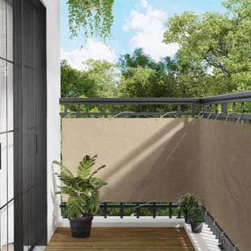 Schermo da balcone 90 x 200 cm Oxford alu rivestito in PU