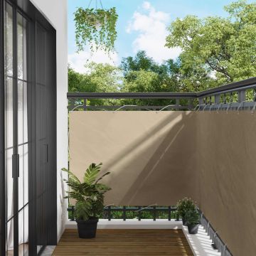 Schermo da balcone 110 x 400 cm Tessuto Oxford Rettangolare