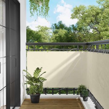 Schermo da balcone 90 x 200 cm Oxford alu rivestito in PU