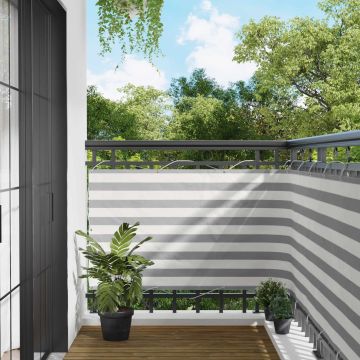 Schermo da balcone 90 x 500 cm Tessuto Oxford Rettangolare