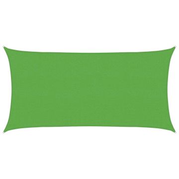 Telo Ombra 2,5 x 6 m HDPE Rettangolare Verde chiaro