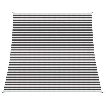 Telo Ombra 4 / 5 x 4 m HDPE Rettangolare Antracite e Bianco