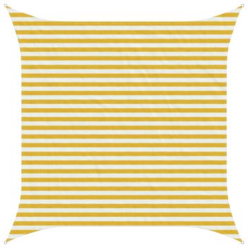 Telo Ombra Giallo e Bianco 3 x 3 m HDPE