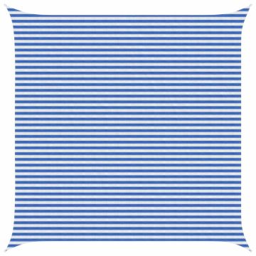 Telo Ombra Blu e Bianco 5 x 5 m HDPE