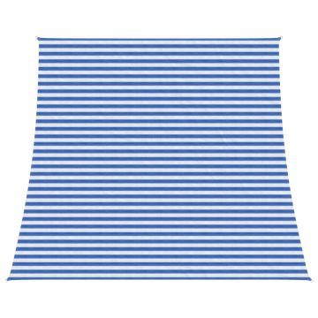 Telo Ombra 4 / 5 x 4 m HDPE Rettangolare Blu e Bianco