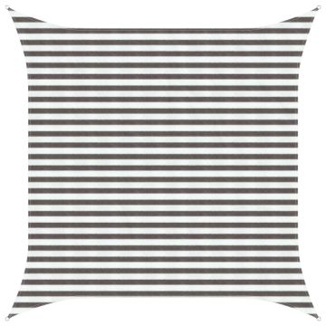 Telo Ombra Grigio chiaro e bianco 3,6 x 3,6 m HDPE