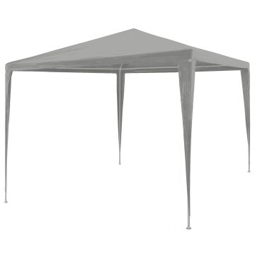 Tenda Party Grigio chiaro 300 x 300 x 255 cm PE e Acciaio