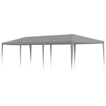 Tenda Party Grigio chiaro 900 x 300 x 255 cm PE e Acciaio