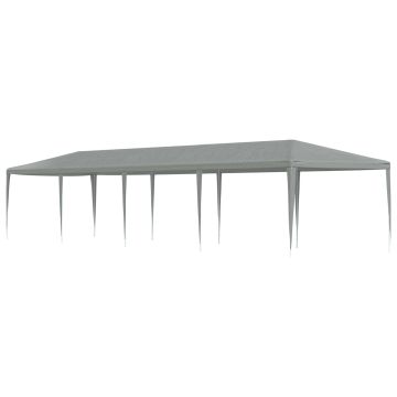 Tenda Party Grigio chiaro 1200 x 300 x 255 cm PE e Acciaio