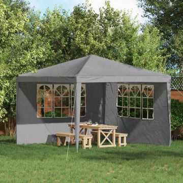 Parete per tenda da festa 2 pz 300 x 195 cm Grigio Chiaro