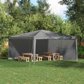 Parete per tenda da festa 2 pz 400 x 195 cm Grigio Chiaro