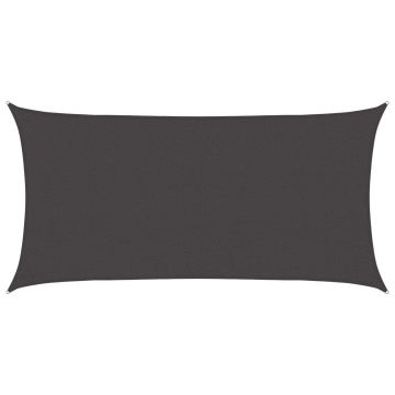 Telo Ombra 2,5 x 6 m HDPE Rettangolare Antracite