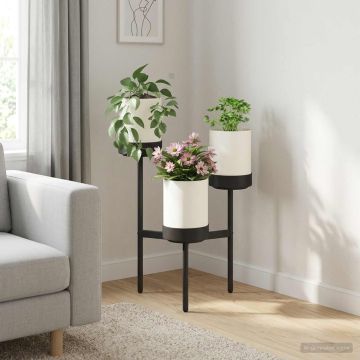 Supporto per Fiori Bianco 54 x 49 x 81 cm