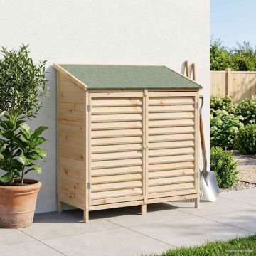 Capanno da Giardino con tetto Naturale 106 x 56 x 113,5 cm