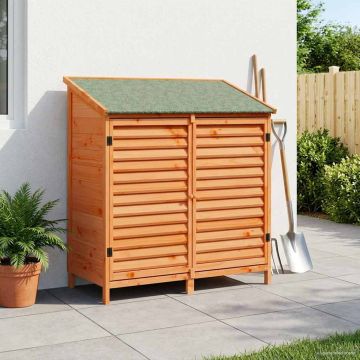 Capanno da Giardino con tetto Marrone 106 x 56 x 113,5 cm