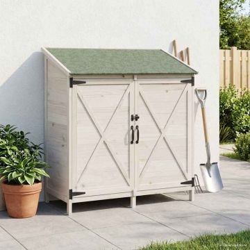 Capanno da Giardino Bianco 106 x 56 x 113,5 cm