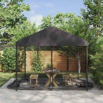 Zanzariera per gazebo 220 mesh Nero 4 x 3 x 2 cm Poliestere