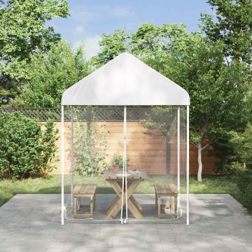Zanzariera per gazebo 220 mesh Bianco 2 x 2 x 2 m Poliestere