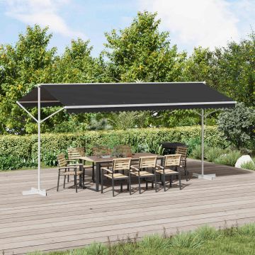 Tenda autoportante 5 x 3 m Poliestere Antracite